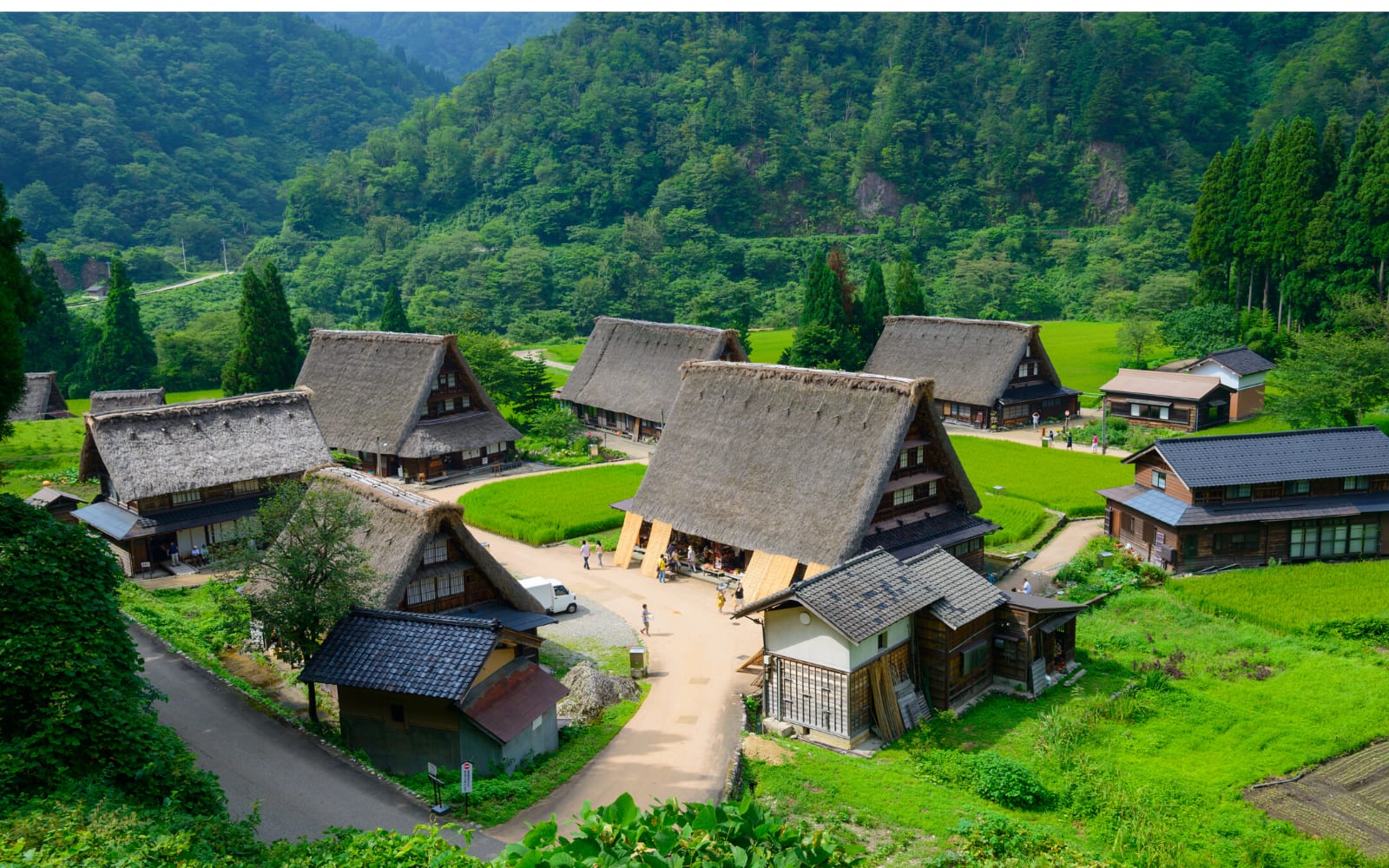 An old village shown.